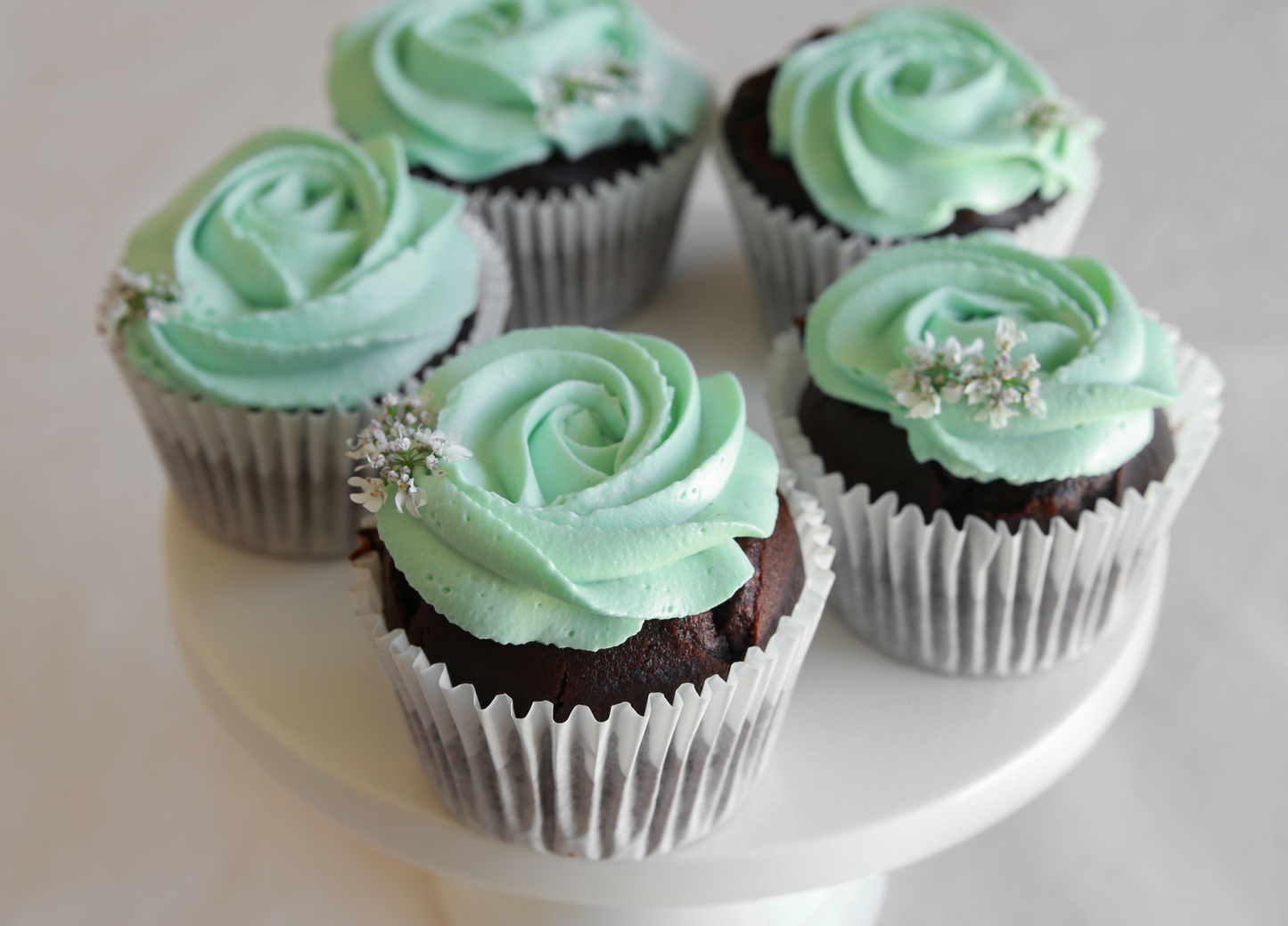 Dozen Rose Swirl Cupcakes