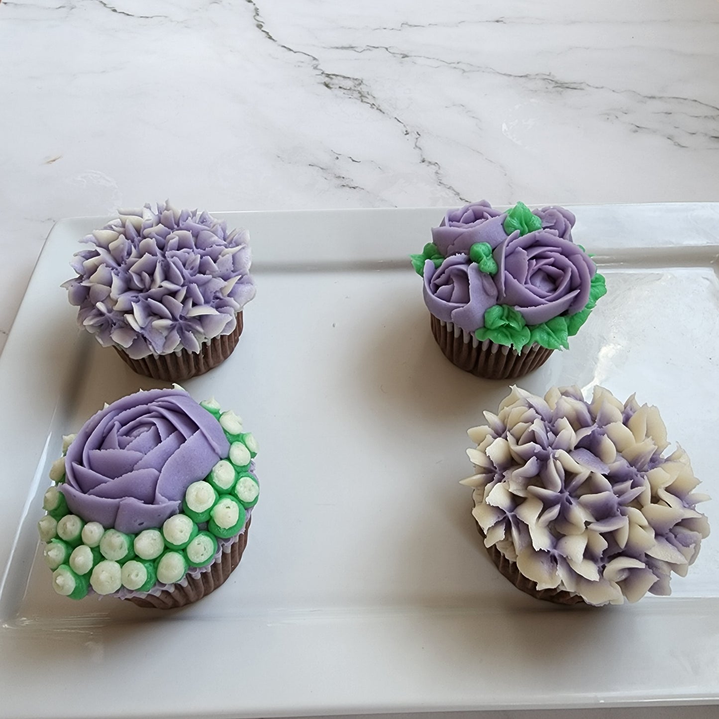 Dozen Flower Cupcakes