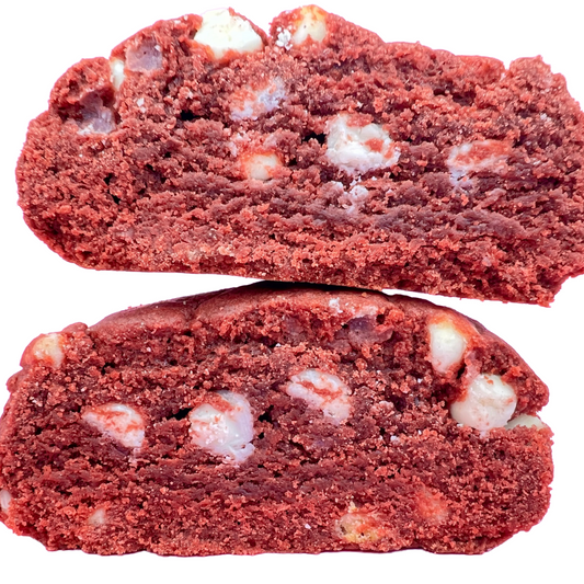 Red Velvet Chunky Cookies