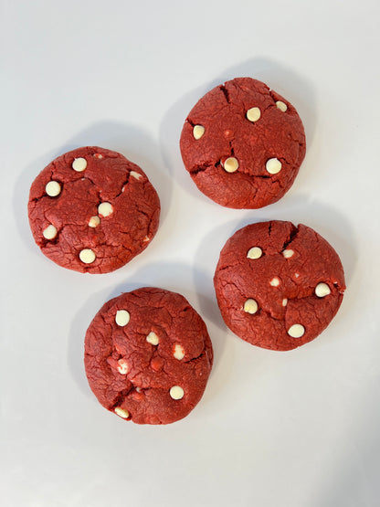 Red Velvet Chunky Cookies